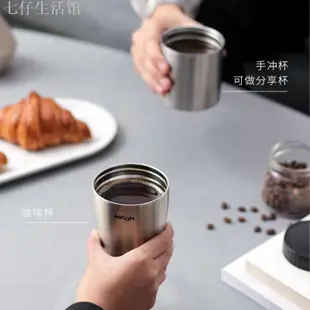 【滿299免運】咖啡豆磨粉機 咖啡豆研磨機 NICOH電動研磨一體咖啡機家用迷你便攜式充電磨豆隨身旅