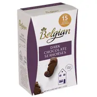 在飛比找全家行動購優惠-【Belgian】巧)海馬榛果夾心黑巧克力(135g)