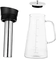 ASAKKURA Large Capacity Cold Brew Coffee Pot Heat-Resistant Glass Jug for Cold Brew Coffee for Home Office