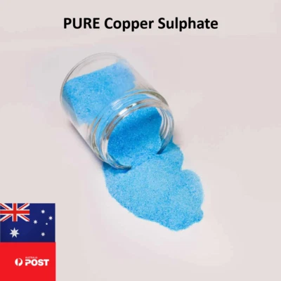 50 Gram Copper Sulfate CuSO4 Pentahydrate Bluestone Salt Algicide Cupric Sufate