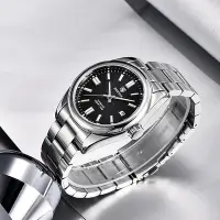 在飛比找Yahoo!奇摩拍賣優惠-benyar賓雅新品手錶男全自動機械錶時尚防水夜光鋼帶男表5