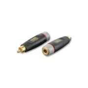 GA63142 XGA05 Xcaliber Adaptor, Jack Socket 6.35mm To Phono Plug RCA Male