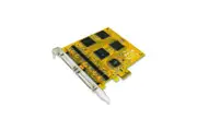 Sunix 16-port RS-232 High Speed PCI Express Serial Board, 921.6Kbps, Support Microsoft Windows, Linux, and DOS SER5416H