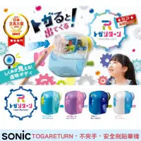 在飛比找蝦皮購物優惠-日本 Sonic TOGARETURN 不夾手 手動削鉛筆機