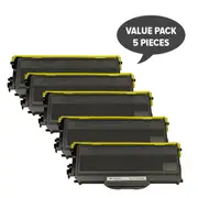 TN-2150 TN360 Black Premium Toner Set of 5