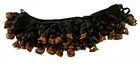 Nina Collection Women's Curly Hair Extension Weft in Copper Brown 4 inches