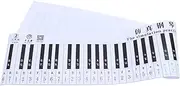 BESTonZON Thick Pvc Material Piano Keyboard Practice Chart 88 Keys Music Theory Paper Finger Position Guide
