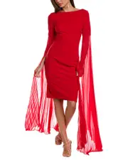 Rene Ruiz Crepe Sheath Dress