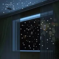 在飛比找蝦皮購物優惠-Wx_104 件夜光點在黑暗中發光兒童房天花板牆貼貼花