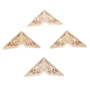 4 Pack European Windows Mirrors Frame Corner Onlay Applique Furnitur Decal Decor