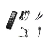 OLIN 1GB Compact Digital Stereo VOICE RECORDER Audio Playback+Mic+EarBuds OVR101