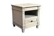 MF Provins Solid Timber 1-Drawer Side Table
