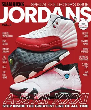 全新SLAM籃球雜誌Air Jordan 12 13 14球鞋特輯 ~ 1 11 Bred 黑紅 黑頭 芝加哥 公牛王朝