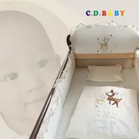 在飛比找momo購物網優惠-【C.D.BABY】嬰兒寢具四季被組小鹿潘比 M(嬰兒寢具 