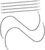 KONTONTY Iron Tag Chains Versatile Hanging Chains for Jewelry Making for Baskets Posters Banners Plant Hangers Home Decor
