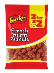 Gurley's Crunchy Candy-Coated Peanuts, Burnt Peanut Flavor, Snack Size (Pack ...