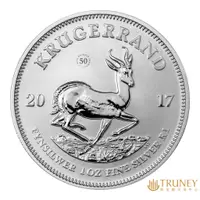 在飛比找蝦皮商城優惠-【TRUNEY貴金屬】2017南非克魯格半精鑄紀念性銀幣1盎