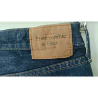 在飛比找蝦皮購物優惠-Abercrombie & Fitch 厚磅二手牛仔褲W32