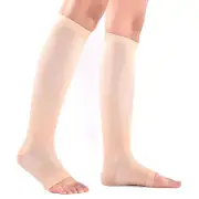 1Pair Compression Socks Foot Pain Relief Knee Varicose Vein Socks Open Toe S===