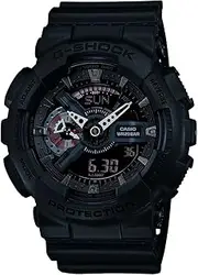 [Casio] Men's 51.00mm Quartz Watch with LCD Analogue - Digital dial and Black Rubber Strap GA-110MB-1AER, Black/Black, Uni, Bracelet
