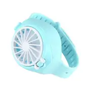 USB Mute Small Fan Portable Watch Fan Air Purification Portable Handheld Foldable Mini Fan Charging USB Fan - BL