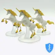 Lamorna x3 - Wild Beyond Witchlight #29 D&D Icons of Realms Unicorn Miniature