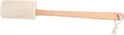 Gogogmee Long Handle Loofah Stick Bath Brush Natural Skin Exfoliating Sponge for Full Body Cleaning Wood Handle Green Loofah Sponge Bath Brush