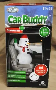 Car Buddy Airblown Inflatable Snowman 3 ft tall Brand New in Box