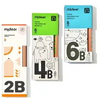 在飛比找樂天市場購物網優惠-MiDeer 三角鉛筆 兒童專用三角鉛筆 2B 4B 6B 