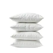 Royal Comfort Goose Feather Down Pillows 1000GSM Hotel Quality 4 Pack