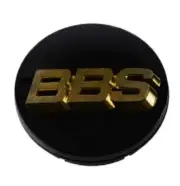 BBS Center Cap 56mm Black And Fits Gold Part 56.24.012 For Automotive Wheels