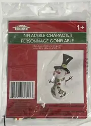 New Christmas House Inflatable Character Snowman 16 x 23 in Smiling Snowman