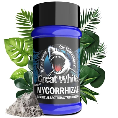 Great White Mycorrhizal Fungi Root Enhancer by Plant Success, Concentrated 3-...