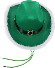 [LIFKOME] St. Patrick's Day Hat for Men Green Hat Irish Hat Western Hat St Patricks Day Hats Versatile Accessory