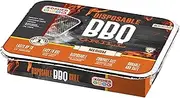 The Kosher Cook Disposable Charcoal Grill - Ready To Use Portable Bbq Grill - Easy To Light Portable Charcoal Grill Kosher