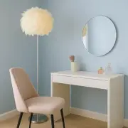 Fluffy White Feather Floor Lamp – Chic White Floor Lamp for Girls Room Decor,