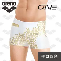 在飛比找ETMall東森購物網優惠-【arena】男平口四角 訓練款 男防尷尬平角專業運動利水速