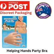 Party Bra dress up costume bra Hens nights Novelty gift Adjustable clear straps