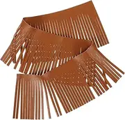 HAWILLOSCH Unique Latin Dance Dress Design Fringe Tassel Trim Fringed Leather Trim Waist Tassel Stage Performance