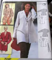 BURDA Misses Sewing Pattern Easy Jacket size 10 12 14 16 18 20