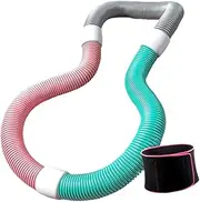 Ronyme Weighted Fitness Hoop Entertainment Outdoor Spring Hoop for Kids Gym Home
