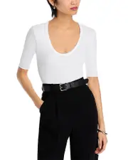 Fabiana Filippi Scoop Neck Tee