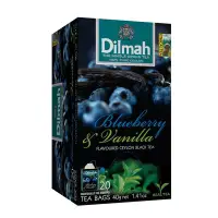 在飛比找Yahoo!奇摩拍賣優惠-Dilmah 帝瑪  藍莓香草紅茶 茶包 無咖啡因 2g*2