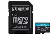64GB Kingston Canvas Go Plus Micro SDXC Class 10 UHS-I Memory Card