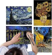 Scratchboard Art for Adults,Graffiti Scratch Painting Set | Delicate Pen Tip Art Crafting Tool for School, Outdoors, and Home