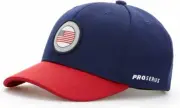 PGA Tour Pro Series Golf Hat Adult Adjustable Blue & Red Moisture Wicking