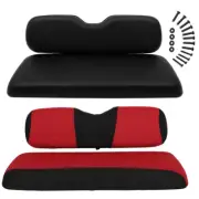 Rear Golf Cart Cushion Set With Cover For E-Z-GO ST,ST Sport,Valor Models