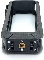 TEHAOUU Quick-Release Protective Cage for Insta360 X5 | Dual Cold Shoe Mounts + 1/4" Thread | Shockproof PC Material | Precision-Molded Side Access | Lightweight Camera Frame