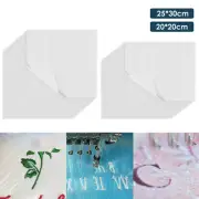 100Pcs PVA Wash Away Embroidery Stabilizer Precise Matching Water Soluble guMvg