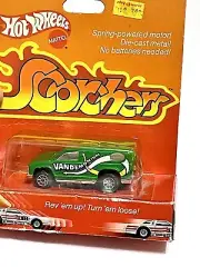 Vintage 1978 Hot Wheels Scorchers Vandemonium Van in Green New On Card !! RARE